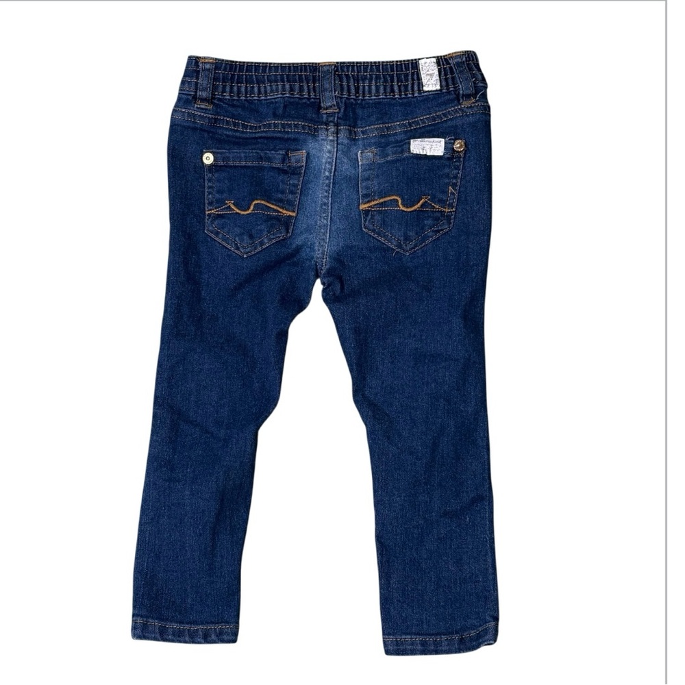 7 For All Mankind Baby Girl Jeans Size 24M Dark Wash Denim Skinny
Stretch - Picture 3 of 7